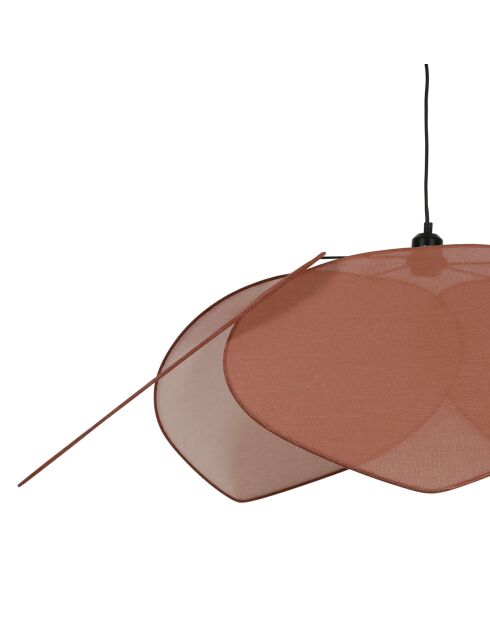 Sospensione in lino marrone - D110xH39 cm