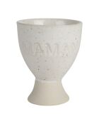 Ecru Ecru Eierdopje voor het hele gezin - H: 6 cm