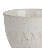 Ecru Ecru Eierdopje voor het hele gezin - H: 6 cm