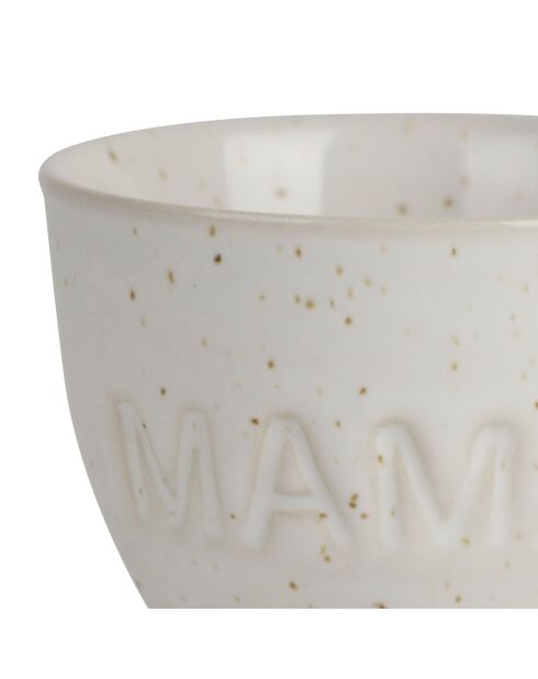 Ecru Ecru Eierdopje voor het hele gezin - H: 6 cm