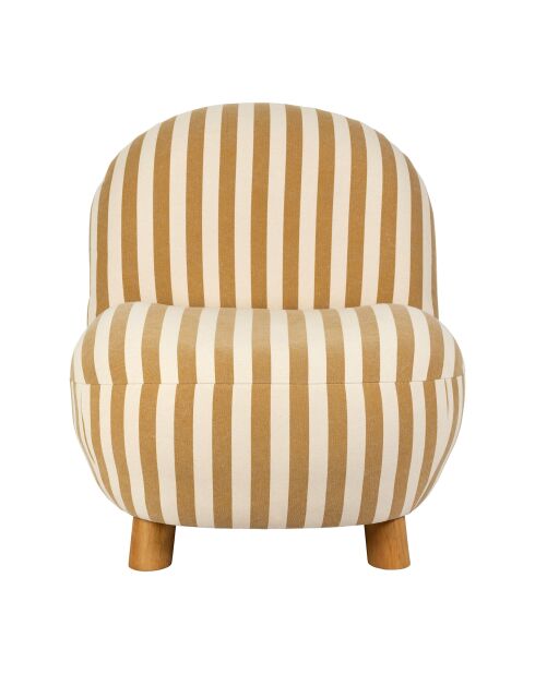 Fauteuil Belly camel - 65  x  75  x  70 cm
