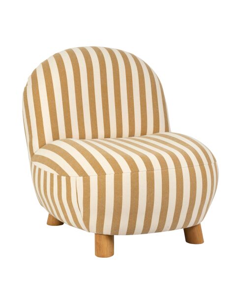 Fauteuil Belly camel - 65  x  75  x  70 cm