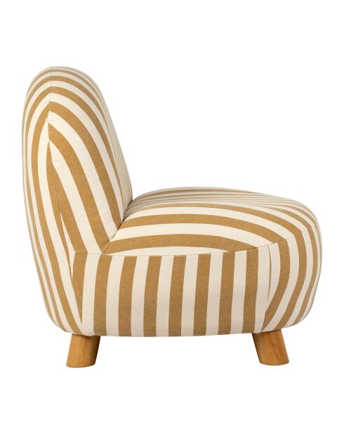 Fauteuil Belly camel - 65  x  75  x  70 cm