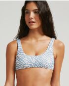 Runner Waves blauwe bikinitop