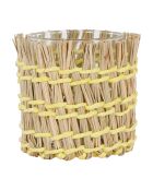 Medi-Summer gelber Kerzenhalter - H: 10 cm