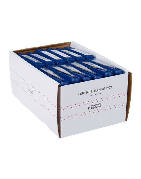 Lot de 3 pièces de couteau office et éplucheur inox Collection Patissons gris