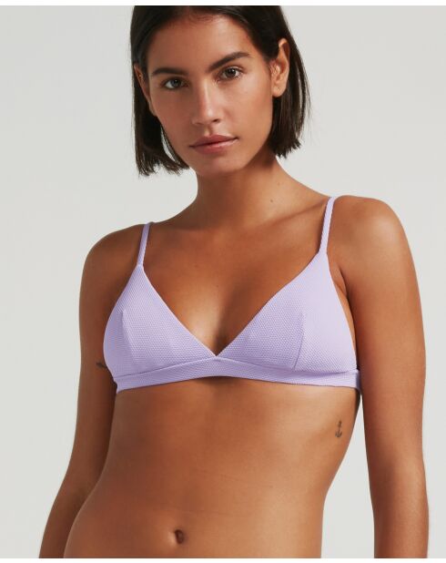 Sportieve Pique Lavanda Bikinitop