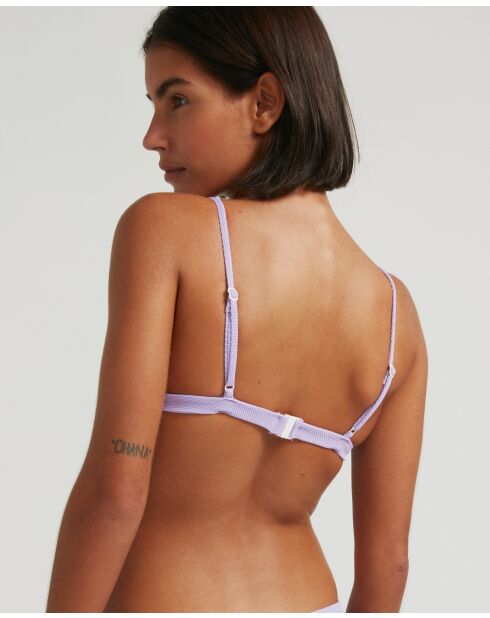 Sportieve Pique Lavanda Bikinitop