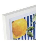 Cadre déco Citron médium - 32  x  42 cm