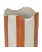 Vase cylindrique Artist terre - H: 23 cm