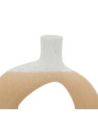 Vase soliflore Earthnote beige - H: 17 cm