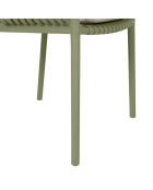 Poltrona Lumi khaki con cuscino - 59 x 82 cm