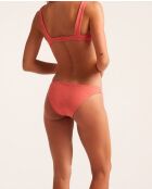 Klassisches Bikinihose in Korallenrot