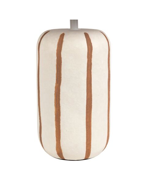Lamp Paese bruin en ecru - 20 x 40 cm