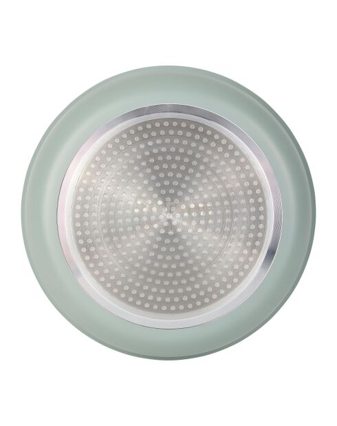 Set di pentole rimovibili in alluminio pressato verde - 4 pezzi