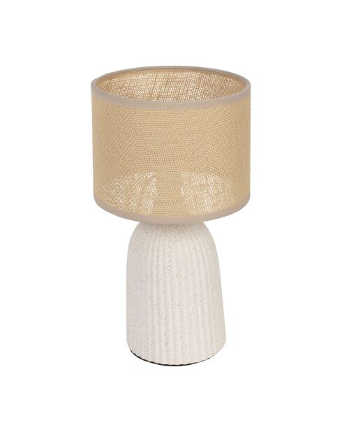 Essencia ecrufarbene Lampe - 16 x 28 cm