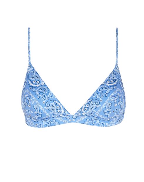 Sportieve Bandana azzurra bikinitop