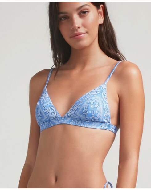 Sportieve Bandana azzurra bikinitop