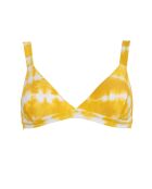 Haut de bikini touch à nouer Dye Ocre