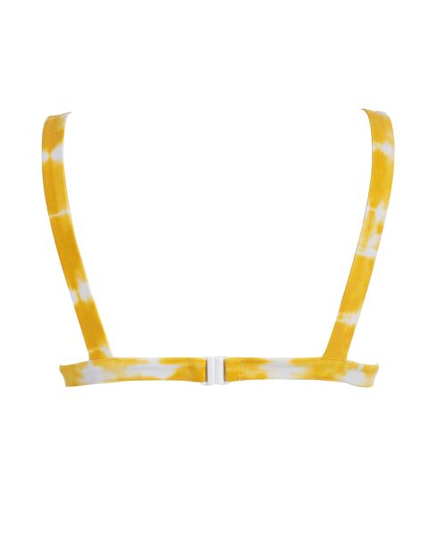 Haut de bikini touch à nouer Dye Ocre