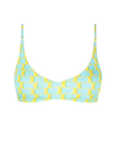 Blaues Bikinioberteil Vela Splendido