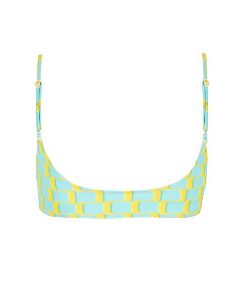 Blaues Bikinioberteil Vela Splendido