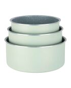 Sitrremovable Family Kochgeschirr-Set aus recyceltem gepresstem Aluminium, 7-teilig, hellgrün