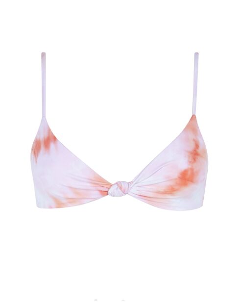 Haut bikini Knot Sunset saumon