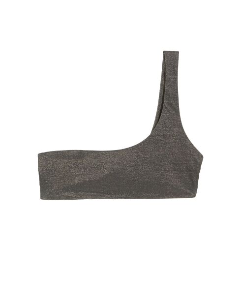 Haut de bikini bandeau Titanium gris