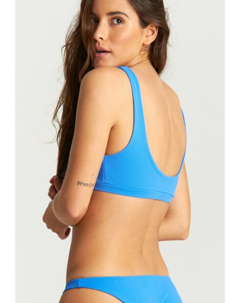 Runner Polo blauwe bikinitop