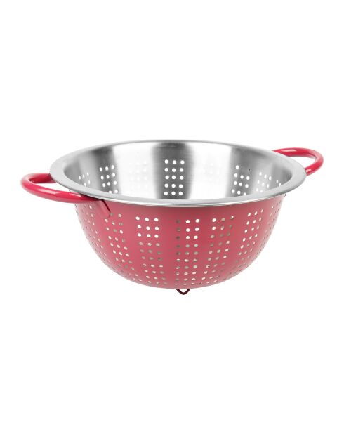 Authentic Red Jam Collection roestvrijstalen vergiet - D.23 cm