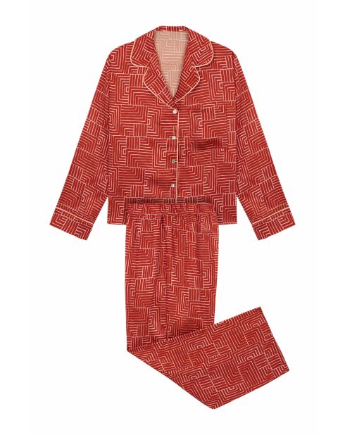 Pyjama Yakarta rouge