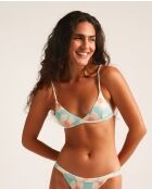 Blauwe sportieve bikinitop Figaro