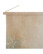 Mehrfarbige tropische Leinwand - 145 x 145 cm