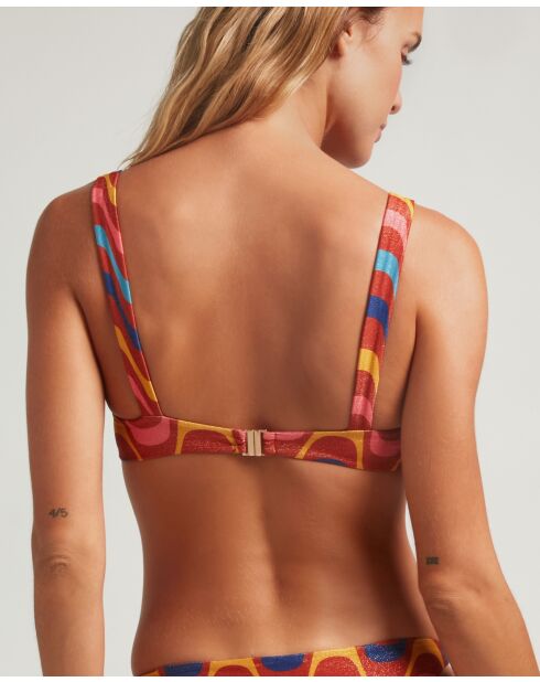 Haut de bikini Balconette Rivera multicolore