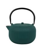 Theepot met groene vlechtjes - 1L