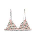 Sportieve bikinitop van Formentor met ecru print