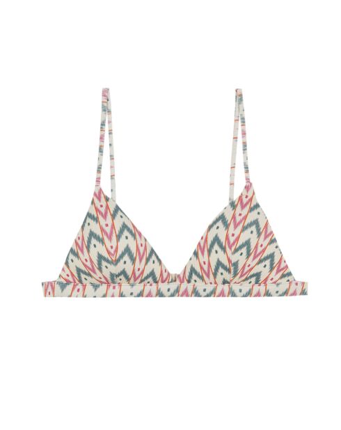 Sportieve bikinitop van Formentor met ecru print