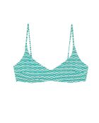 Top de bikini verde Vela Aurora