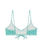 Top de bikini verde Vela Aurora