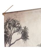 Pinaceae-graue Leinwand - 125 x 150 cm