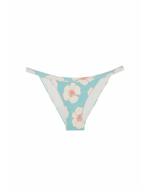 Braguita de bikini clásica con estampado de fondo azul