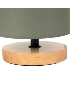 Lampe Filen in Khaki und Natur - 13,5 x 23 cm