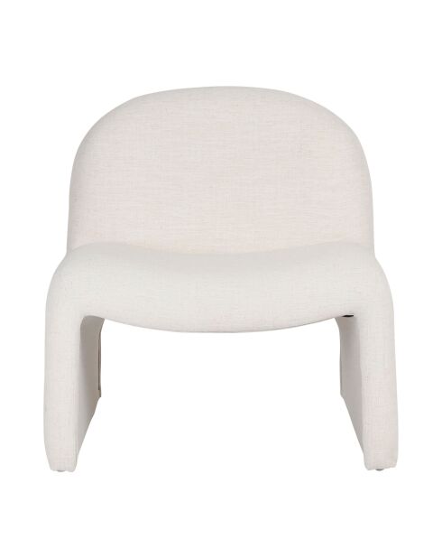 Minimaler Sessel in Ecru - 71 x 69 x 72 cm