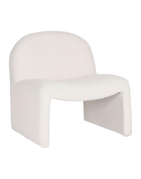 Minimaler Sessel in Ecru - 71 x 69 x 72 cm