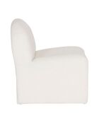 Poltrona minimal ecru - 71 x 69 x 72 cm