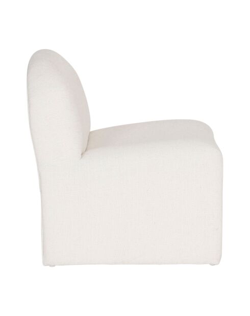 Minimaler Sessel in Ecru - 71 x 69 x 72 cm