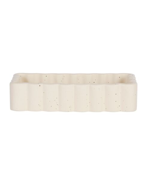 Soporte de bolsillo Aurore beige - 18 x 10 x 4 cm
