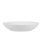 Juego de vajilla de porcelana Black Floral Decor - 18 piezas