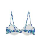 Malibu veelkleurige bikinitop voor op het balkon